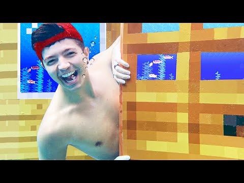 I Built an Actual Underwater Minecraft House!