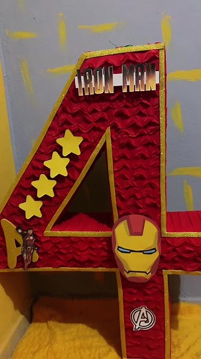 Piñata Iron man #piñata #ironman #party #avengers #nephew #elmaeeto