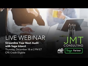 Streamline Your Next Audit with Sage Intacct