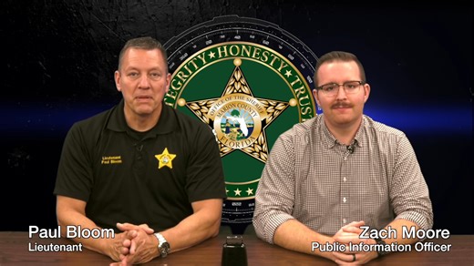 Hey, everyone! It’s Friday, and we’re back with another Marion Rundown. K9 Deputy Paddock stopped a vehicle in the 10700 block of S Highway 441 for a tag violation. He discovered that the passenger, Christopher-Cruz Colon, had an active warrant for Failure to Appear. He was arrested, and a search revealed that Cruz-Colon was also in possession of methamphetamine. He was transported to jail. Corporal Enchautequi responded to the 8900 block of SE 170th Avenue Road to conduct a sex offender check. 