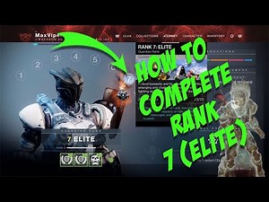 Elite 7 Rank Destiny 2 Lightfall. BEGINNER GUIDE.