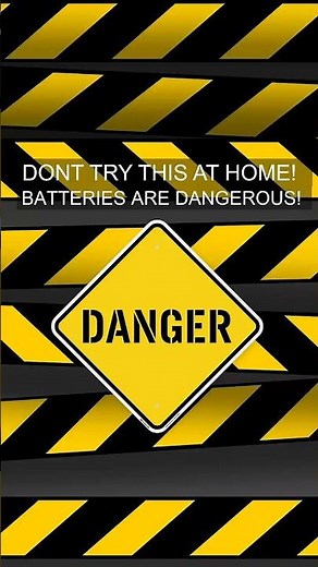 Tech Science: Testing the Limits of Battery Safety! #stresstest #techexperiments #battery #badideas