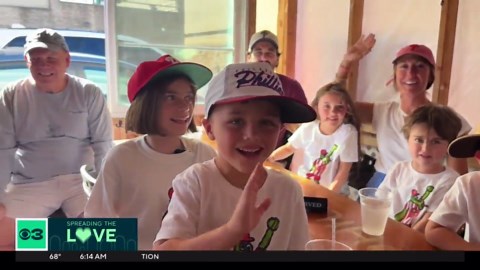 Philadelphia girl is using her Phillies Phantic inspired T-shirt design to give back to CHOP