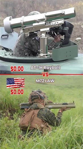 🇰🇷 AT-1K Raybolt vs 🇺🇸 M72 LAW 💰2026
