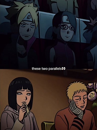 Boruto Annoyed and Naruto Sleeping Moment in Boruto Anime