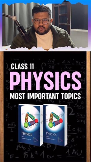 Bharat Panchal | Class 11 Physics : Chapterwise Most Important Topics | Instagram