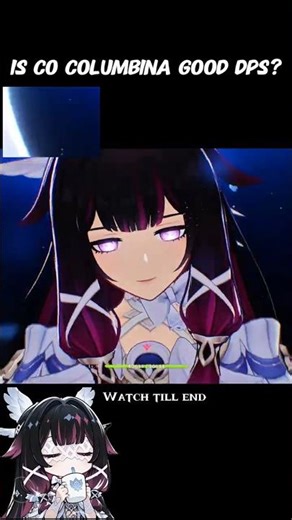 C0 Columbina DPS test | Genshin Impact #hoyocreators #columbina #genshin #genshinimpact #lauma