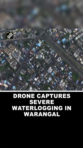 1.6K views · 18 reactions | Drone footage captures severe waterlogging in Warangal due to Cyclone Montha #CycloneMontha #WarangalFloods #TelanganaRains #WarangalWeather #Hanamkonda #HeavyRainfall #TelanganaFloods #RainAlert #WarangalUpdates #CycloneImpact | Asian News International (ANI) | Facebook