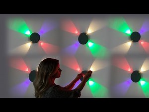 DIY PVC Wall Lamp | Handmade Modern Light | Unique Home Decor Idea 💡🌿