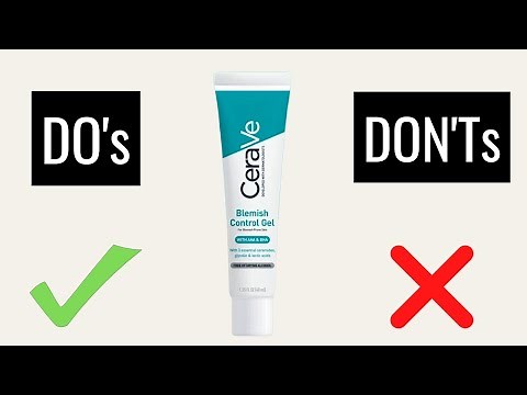 How To Use Cerave Blemish Control Gel for Acne