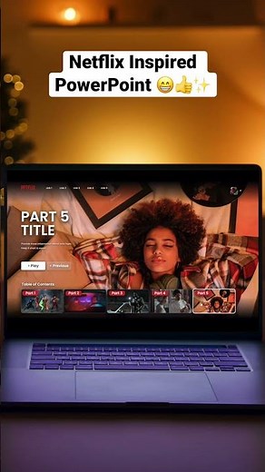 NETFLIX Inspired POWERPOINT ✅ Free Template #powerpoint #powerpointanimation #powerpointpresentation