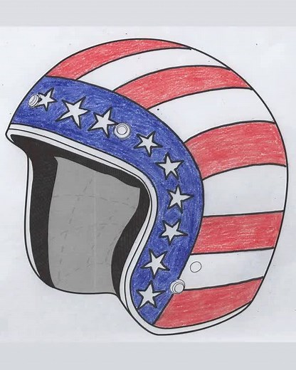 Time to show off your skills. Download these coloring pages 👉 https://bit.ly/Helmet70sColoringPages Share your artwork in the comments! ⬇️ | Harley-Davidson