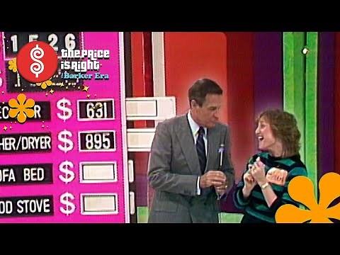 Woman Wins $100 on CONTESTANTS ROW and Quickly Beats TAKE TWO - The Price Is Right 1983