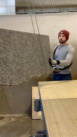 Easy method to flip stone slabs