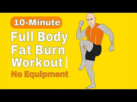 10-Minute Full Body Fat Burn | No Equipment Home Workout for Beginners