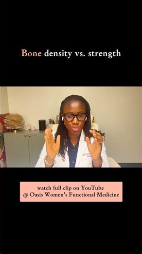 Bone density vs strength