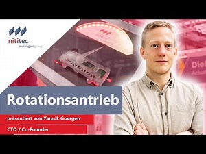 mateligent nititec - Minatur #rotary drive based on #shape memory alloy (#FGL / #SMA) with Subtitles