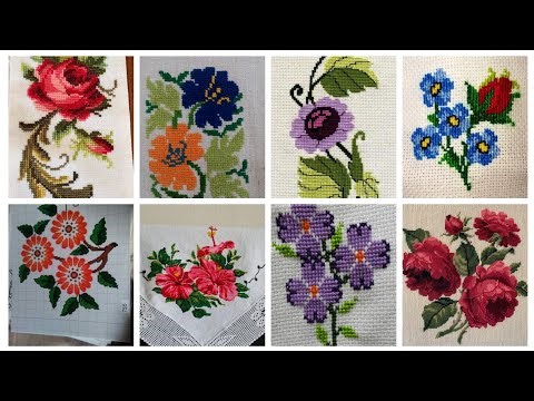 Gorgeous cross stitch pattern/charsuti kurhai/dosuti designs ideas /countable cross stitch