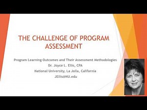 The Challenge of Program Assessment