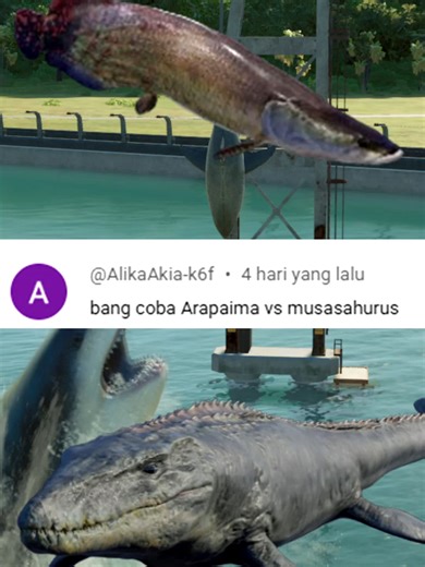Mosasaurus vs Arapaima: Jurassic World Aquatic Battle