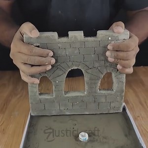 5.5K views · 67 reactions | Amazing concrete waterfall fountain making ideas⛲ #concrete #waterfall #ideas | RusticKraft | Facebook