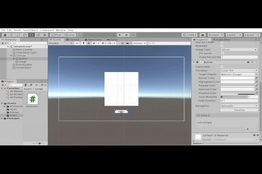 unity按钮控制image的出现和隐藏