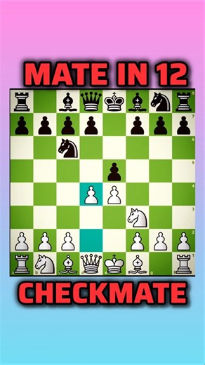 chess trap🔥| Scotch Gambit Checkmate in 12 Moves | chess tricks #shorts #chessopening #chesstactics