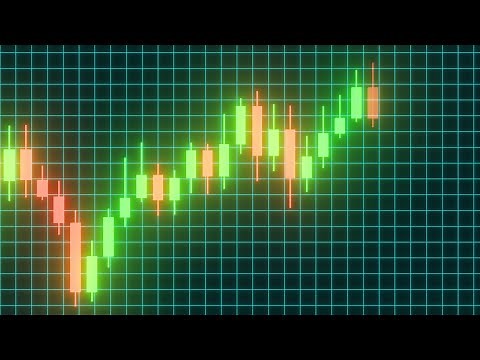 Stock Market Candlestick Chart Pattern Investment Finance Diagram 4K VJ Loop Moving Background