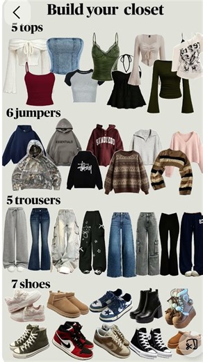 build your closet #closetgoals #ootd #outfitideas #outfit #fashion #fashionstyle #fashiontrends