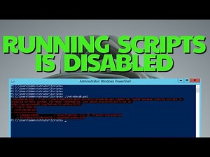 How to Fix Running Scripts is DISABLED on this System - UnauthorizedAccess PowerShell 🟢🔥