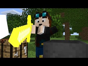 Minecraft Animation Short - Crazy Craft The Ultimate Sword - The Diamond Minecart | (DanTDM)