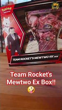 Team Rocket's Mewtwo EX Box!!