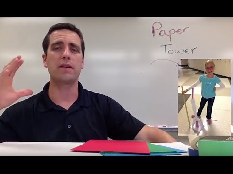 Paper Tower Activity Challenge (STEM Activity)