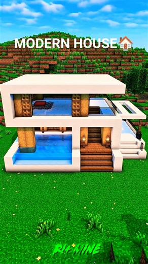 Ultimate modern house🏠 | Minecraft tutorial #minecraft #house