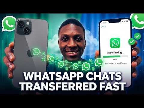 How To Transfer WhatsApp Chats from iPhone to iPhone (NO RESET)