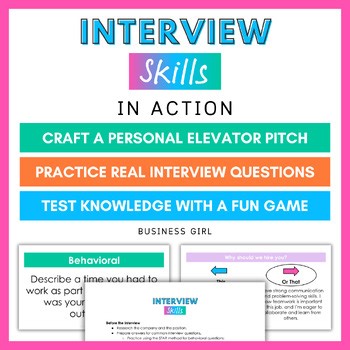 Interview Skills in Action | Elevator Pitch and Job Interview Practice