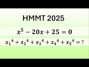 Harvard-MIT Math Tournament 2025 | An Amazing Algebra Challenge