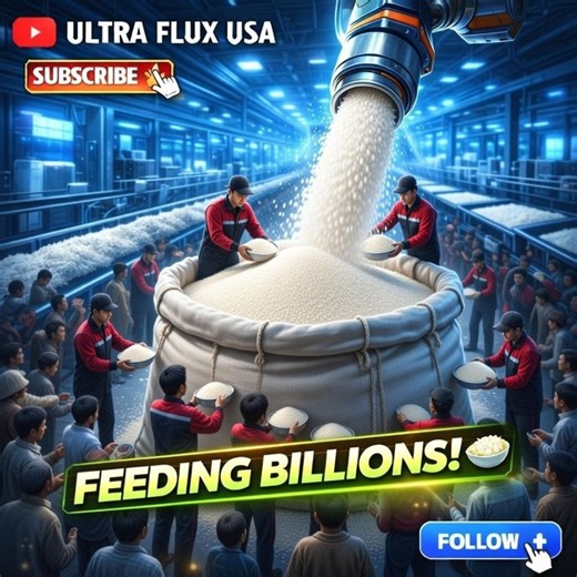 Inside the World’s Biggest Rice Factory: The Full Farm to Bag Process 🏭🌾 ​The "Big Scale" Hook: How 100,000 Tons of Paddy Becomes Pure White Rice 🚜✨ ​ ​Welcome to Ultra Flux USA ⚙️ See how fascinating products are made, from massive factories to high-tech production lines 🌍 ​Did you know that most of the rice you eat goes through a high-tech "color surgery" before it reaches your plate? 🍚✂️ Today, we’re following the incredible journey of rice, starting from the muddy fields and ending at a