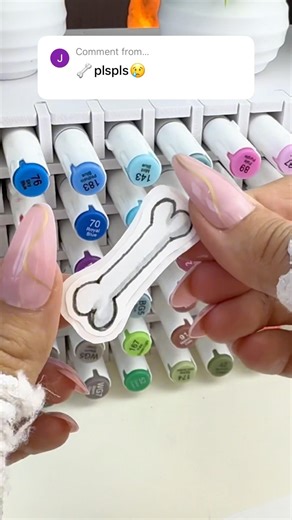 Turning a Simple Drawing into a Cute Sticker ✨ #art #sticker #craft #emoji #diy #youtubeshorts
