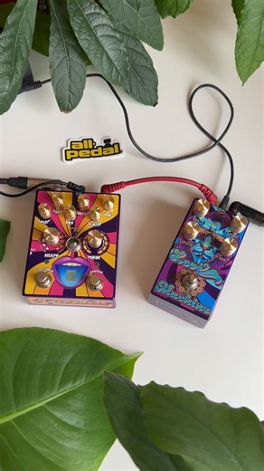 Roman on Instagram: "Macrodose Envelop Filter + Love Machine Fuzz by @all.pedal #guitarpedals #allpedal"