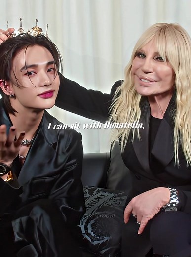 Versace Prince Crowned by Queen Donatella - Hyunjin Fashion Show