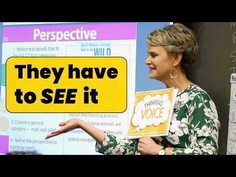 Increase Comprehension — Make Your Thinking Visible