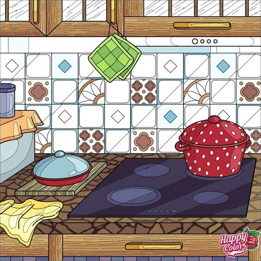 [Happy Color] Kitchen #6
