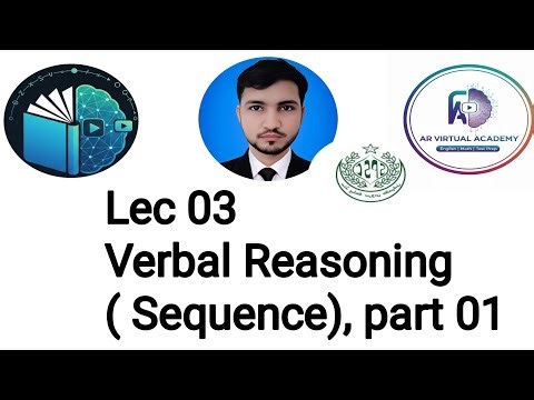 Topic: Verbal Reasoning (Sequence) , part 01