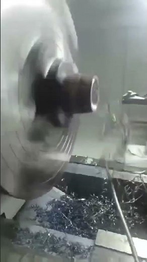 CNC pipe threading lathe machine testing video