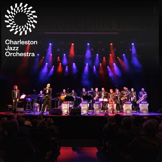 From the first note to the final encore, jazz tells the story of Charleston. Be part of it. Join the Charleston Jazz Orchestra for an unforgettable 2026 season! Season subscriptions and flex passes available now at CharlestonJazz.com. | Charleston Jazz