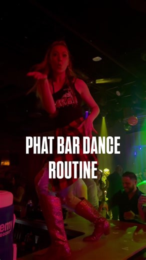 Jaimie Steck | PHAT BAR DANCE ROUTINE #jaimiesteck #bartender #linedance #linedancing #phat #dancing #serviceindustry | Instagram