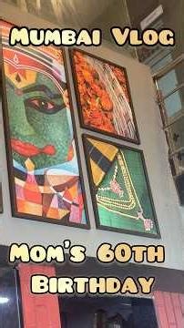 Mom’s 60th Birthday | Mumbai Vlog #youtubeshorts #shorts #food #whatsinmyplate #minivlog