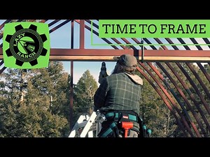 Laying Out The Framing For The Arched Cabin