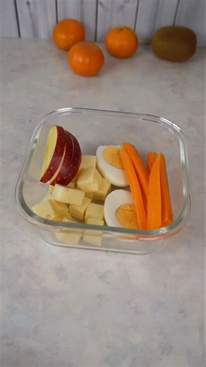 Snack Box in 1 Minute 🥕🍎 | Einfach und sättigend